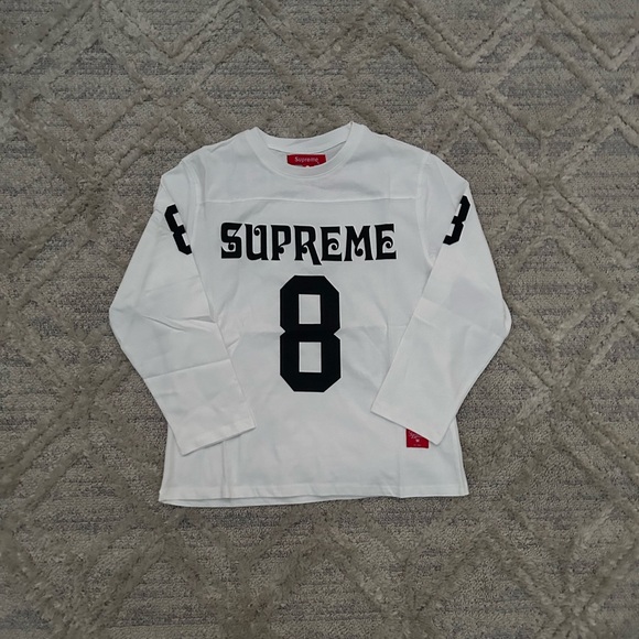 Supreme White Long Sleeve Shirt - Picture 1 of 2